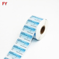 Custom durable self-adhesive round paper shelf price sticker label